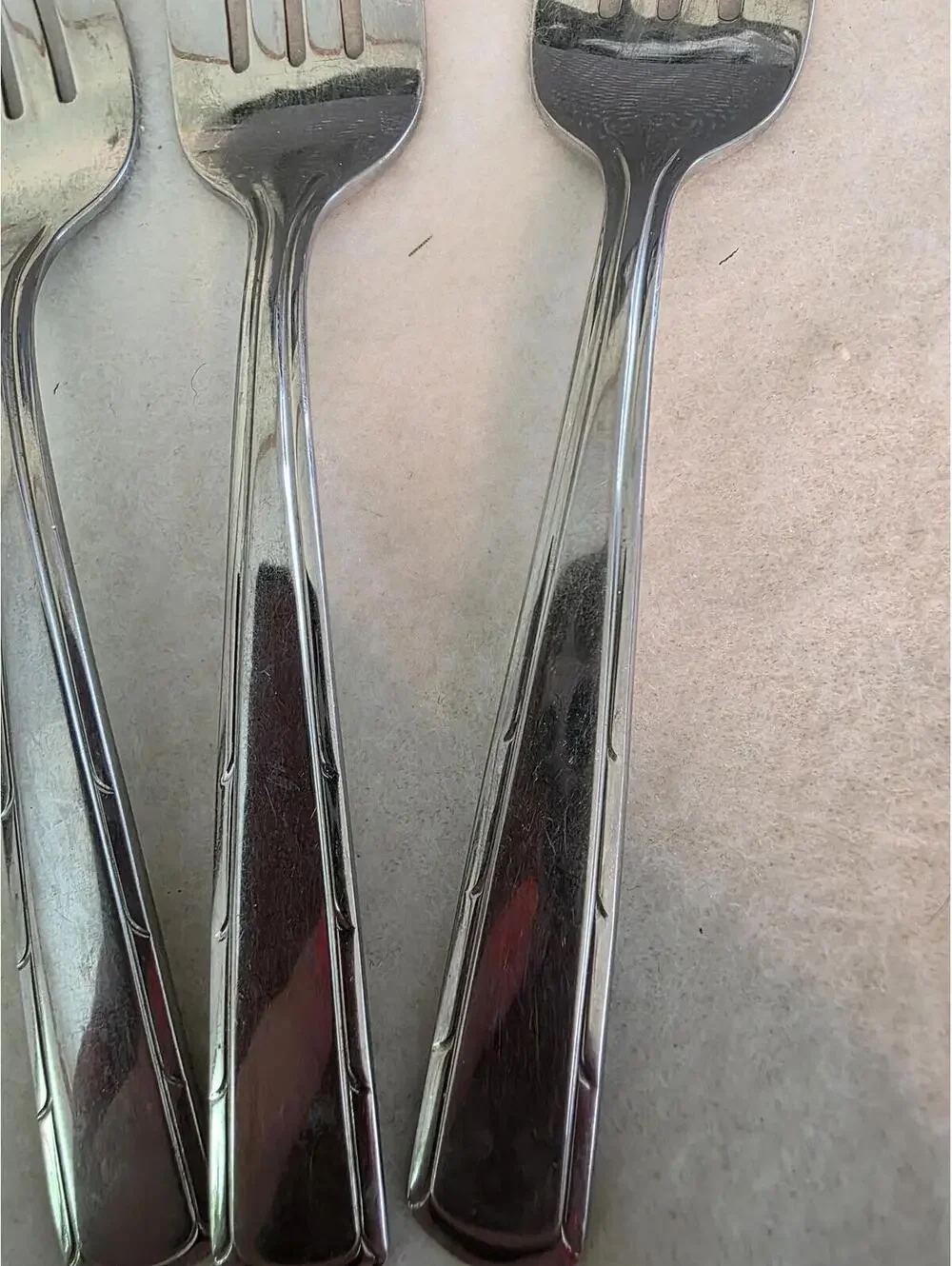 Imperial Lady Duff Stainless Salad Forks Set of 3 IMILAD Discontinued Flatware